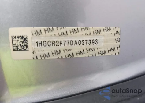 2013 Honda Accord Ex z USA, uszkodzony, nr VIN 1HGCR2F77DA027393